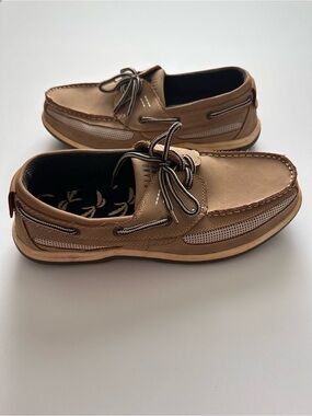 Island Surf Men's Tan Boat Shoes